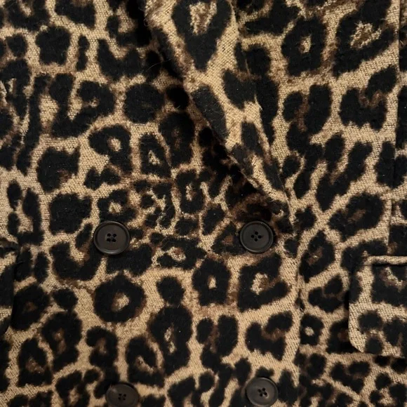 Veronica Beard Senna Leopard Dickey Coat Statement Size 12 | Designer Outerwear - Picture 10 of 14